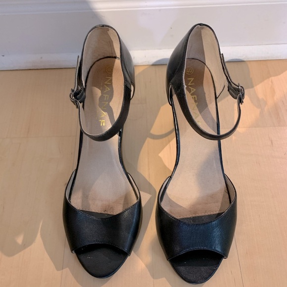 Black leather heels NAF NAF - Picture 2 of 2